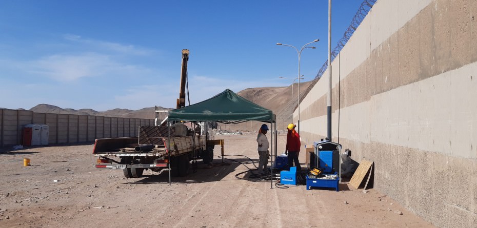 Renovación Subterránea de Tubería en Cárcel de Arica.