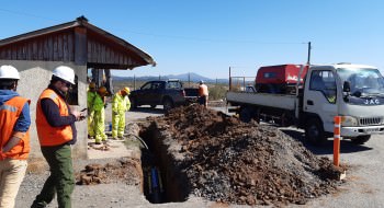 Cruce de calle, para APR en Huacamala