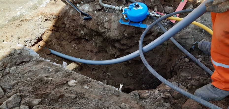 Calidad de equipos Grundomat en la instalación subterránea de agua potable