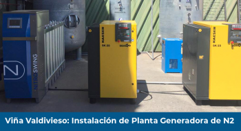 Viña Valdivieso: Instalación de Planta Generadora de Nitrógeno